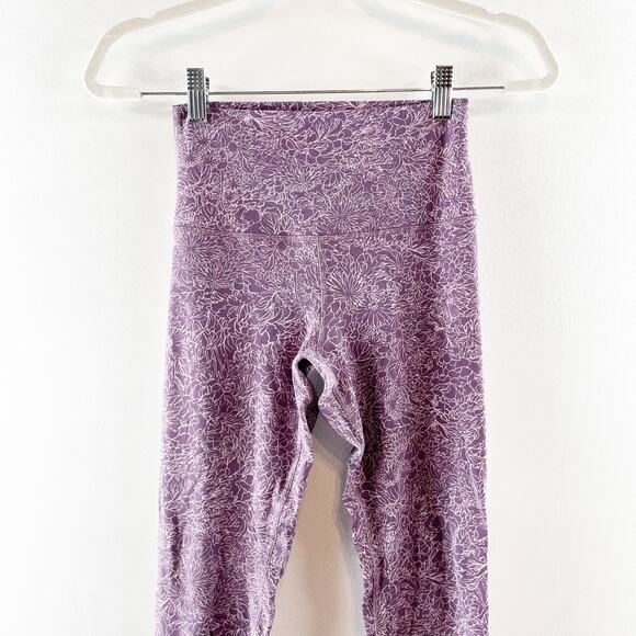 Lululemon Align Leggings Pant II 25" Arabesque Antoinette Smoky Quartz Purple 4 - Picture 8 of 9